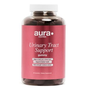 slide 1 of 1, Aura Essentials Uti Relief Gummies, 60 ct