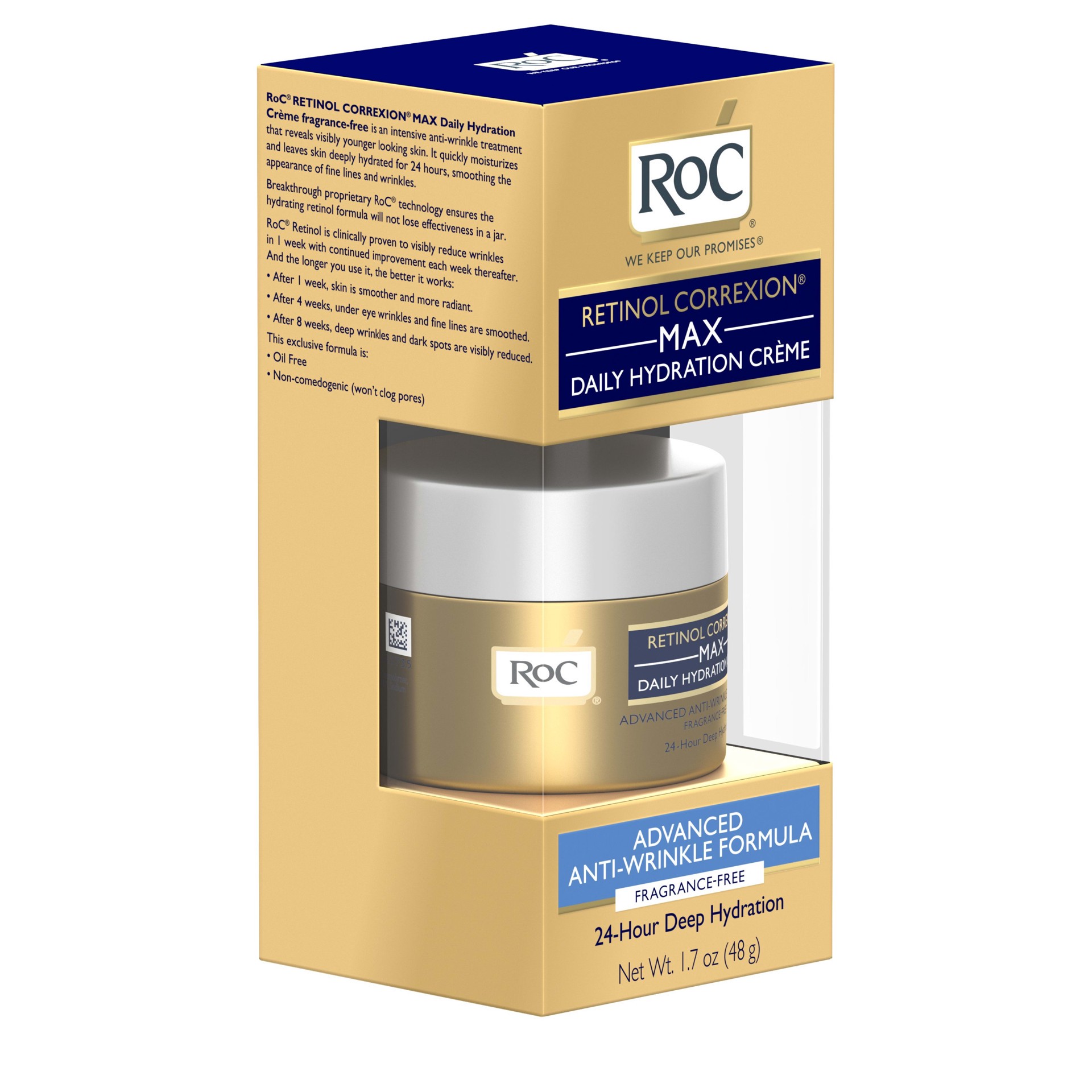 slide 3 of 5, RoC Hydration Creme 1.7 oz, 1.7 oz