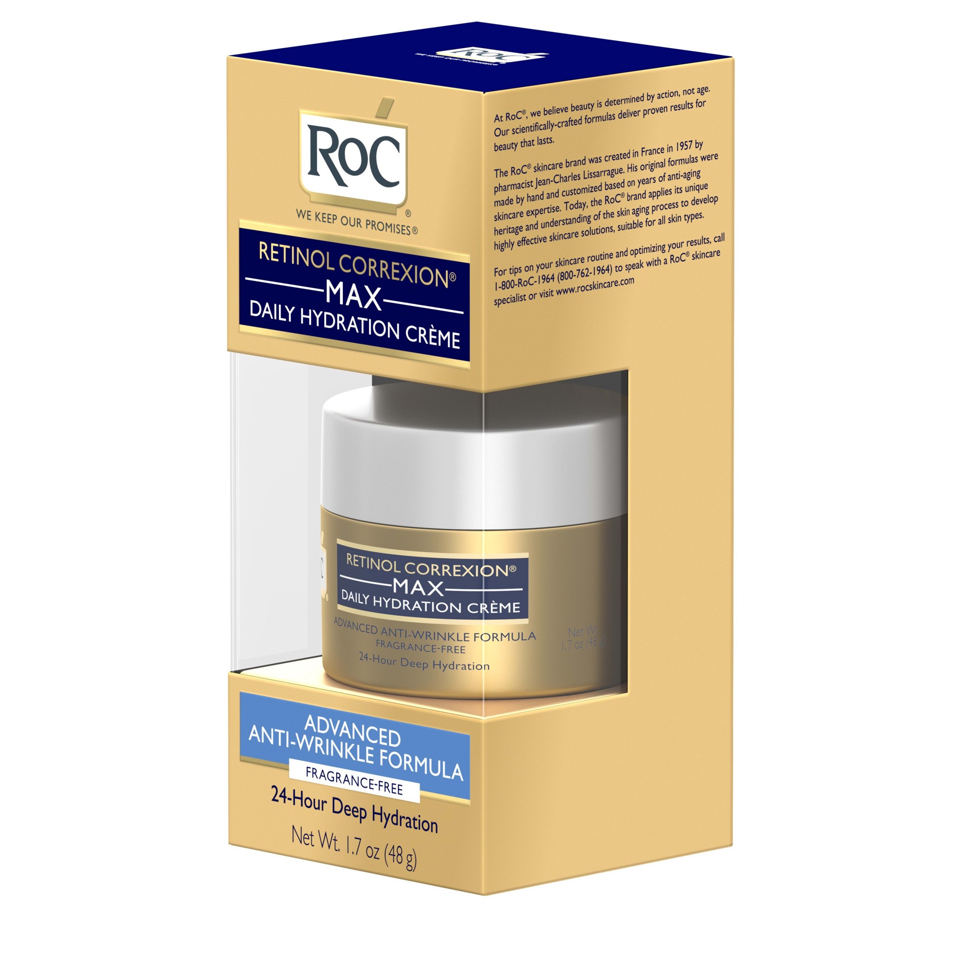 slide 4 of 5, RoC Hydration Creme 1.7 oz, 1.7 oz