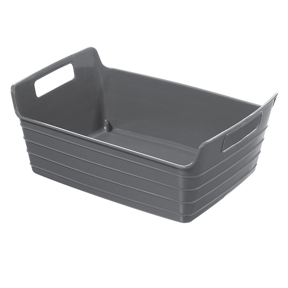 slide 1 of 1, Starplast Small Flex Tray - Gray, 1 ct