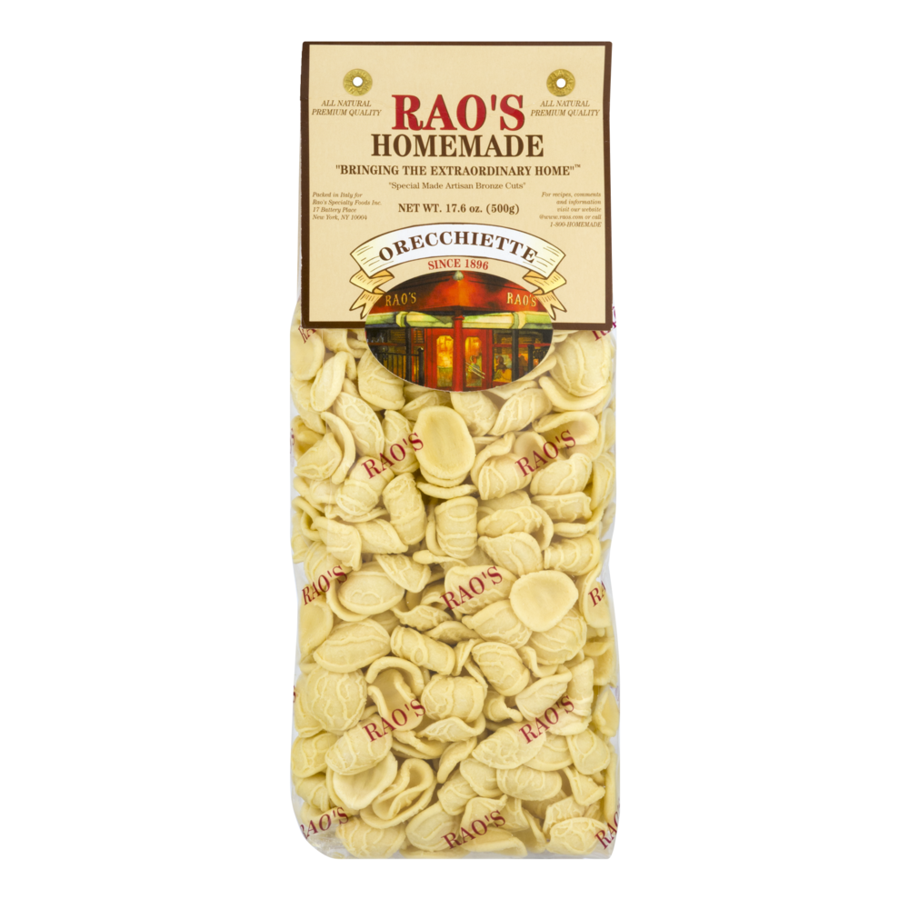 slide 1 of 3, Rao's Homemade Pasta Orecchiette, 17.6 oz
