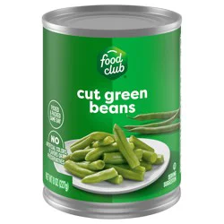 Food Club Cut Green Beans 8 oz