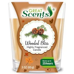 Great Scents Wooded Bliss Candle