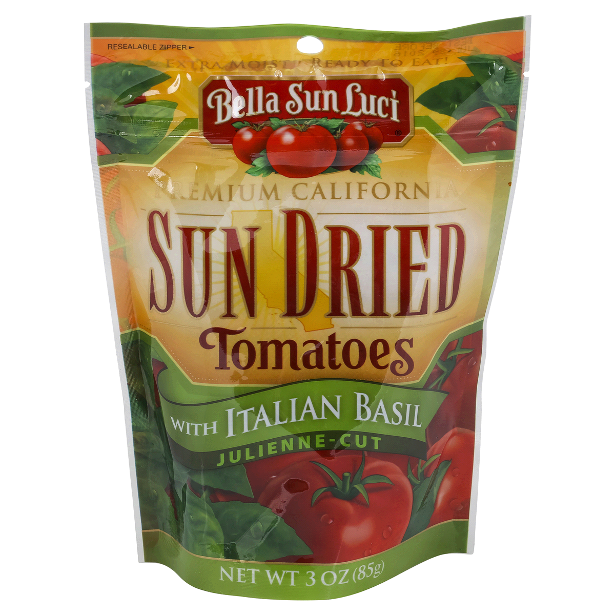 slide 1 of 1, Bella Sun Luci Sun Dried Tomatoes Italian Basil, 3 oz