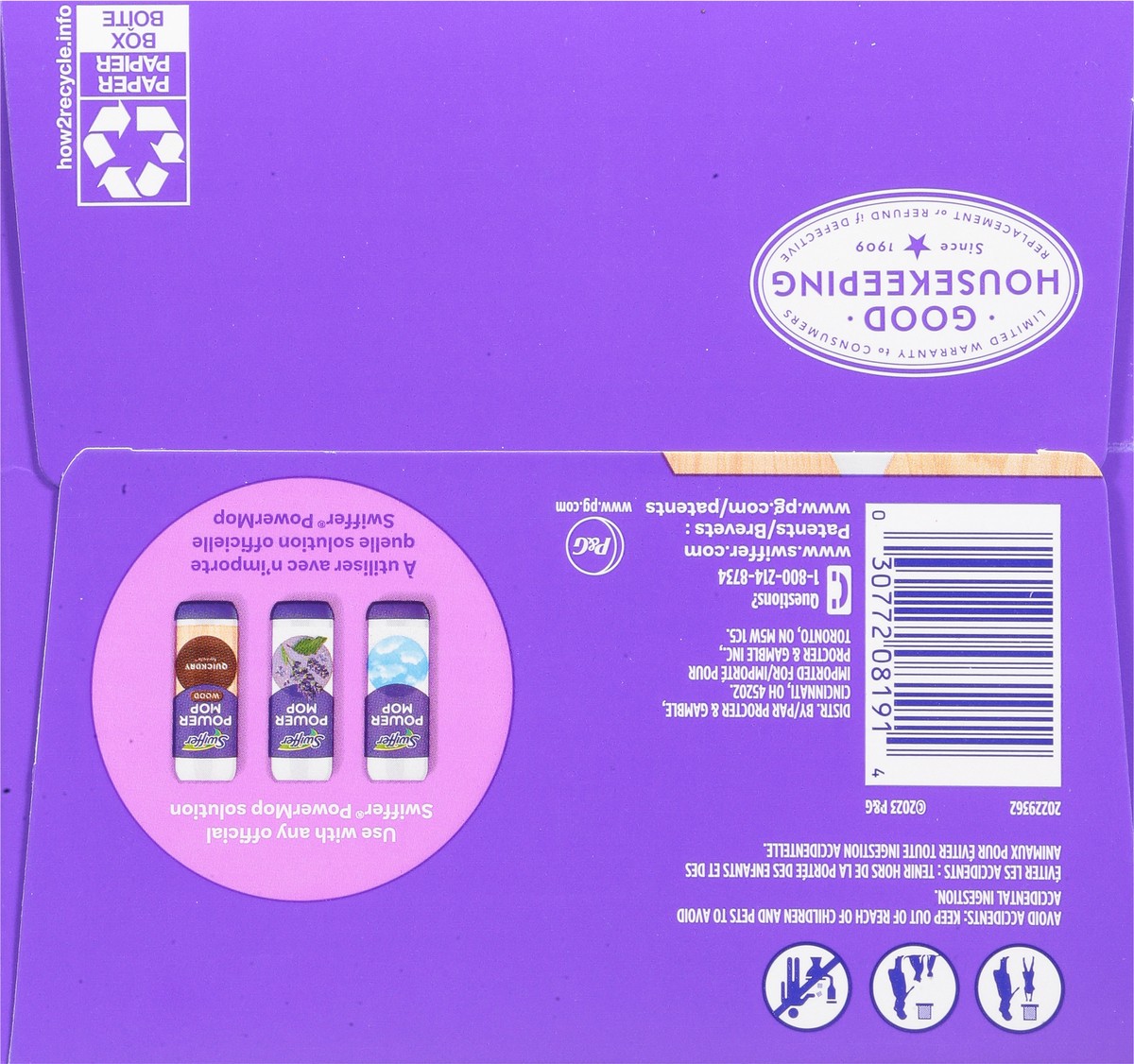 slide 4 of 12, Swiffer Powermop Wood Mopping Pads Value Size 8 ea, 8 ct