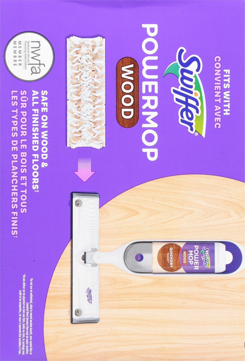 slide 8 of 12, Swiffer Powermop Wood Mopping Pads Value Size 8 ea, 8 ct