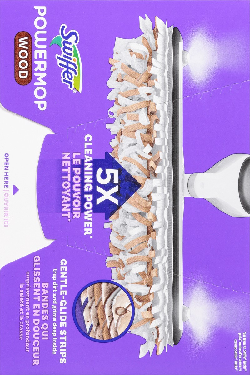 slide 9 of 12, Swiffer Powermop Wood Mopping Pads Value Size 8 ea, 8 ct