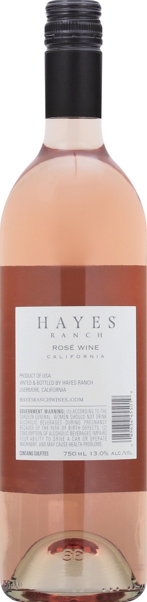 slide 6 of 6, Hayes Ranch Rose, 750 ml