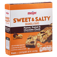 slide 11 of 17, Meijer Peanut Choc Chunk Pretzel Bar 7.4, 7.4 oz