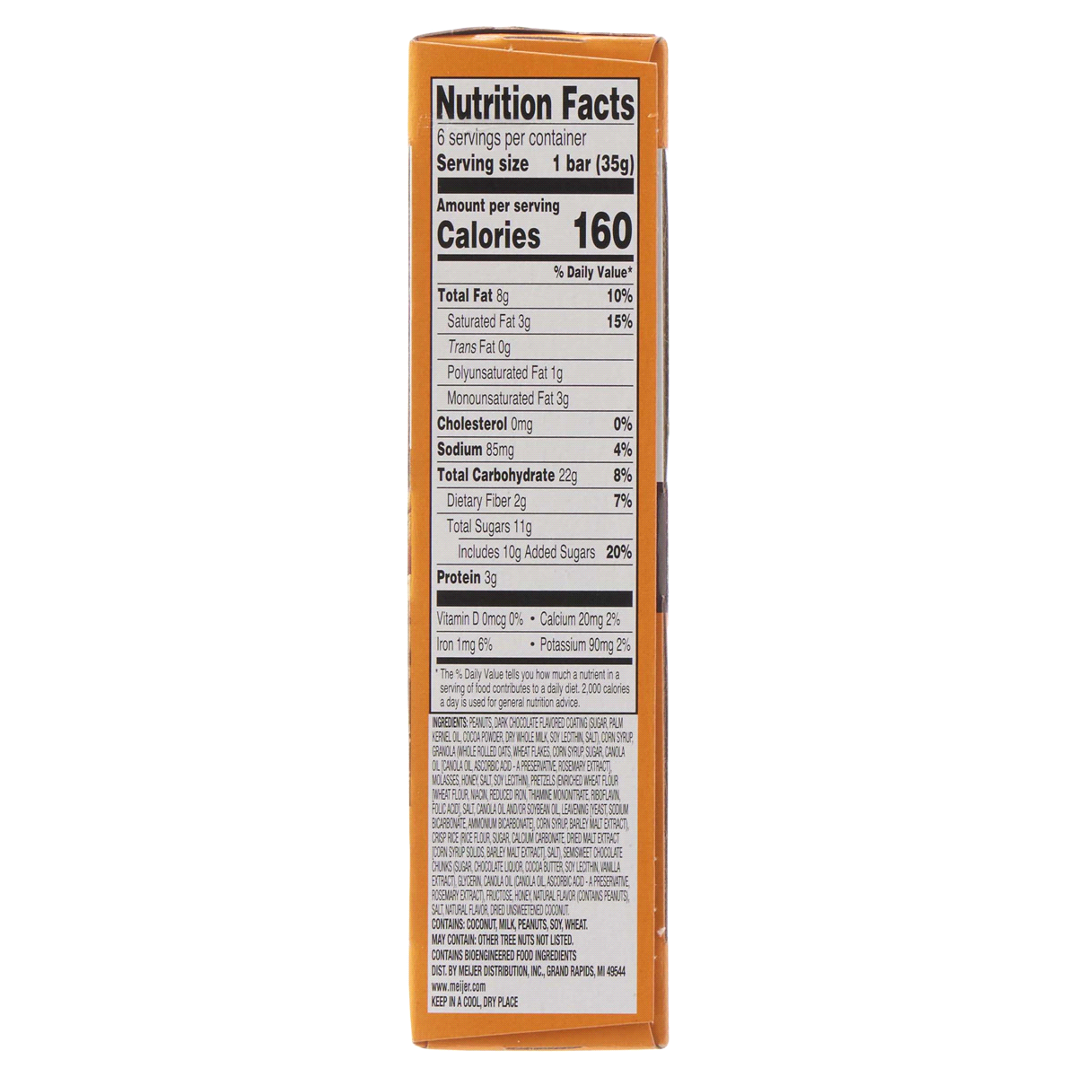 slide 9 of 17, Meijer Peanut Choc Chunk Pretzel Bar 7.4, 7.4 oz