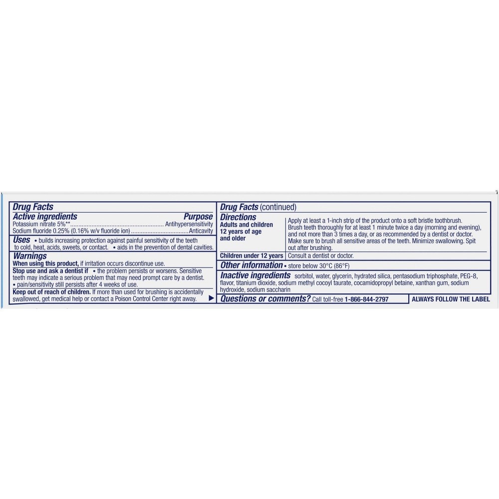 slide 4 of 6, Sensodyne True White Mint Fresh Toothpaste, 3 oz