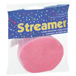 Creative Converting Celebrations Party Streamer - Candy Pink