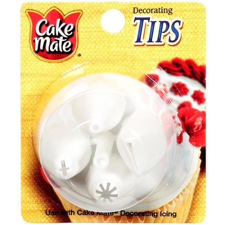 slide 1 of 1, Cake Mate Decorating Tips, 4 ct
