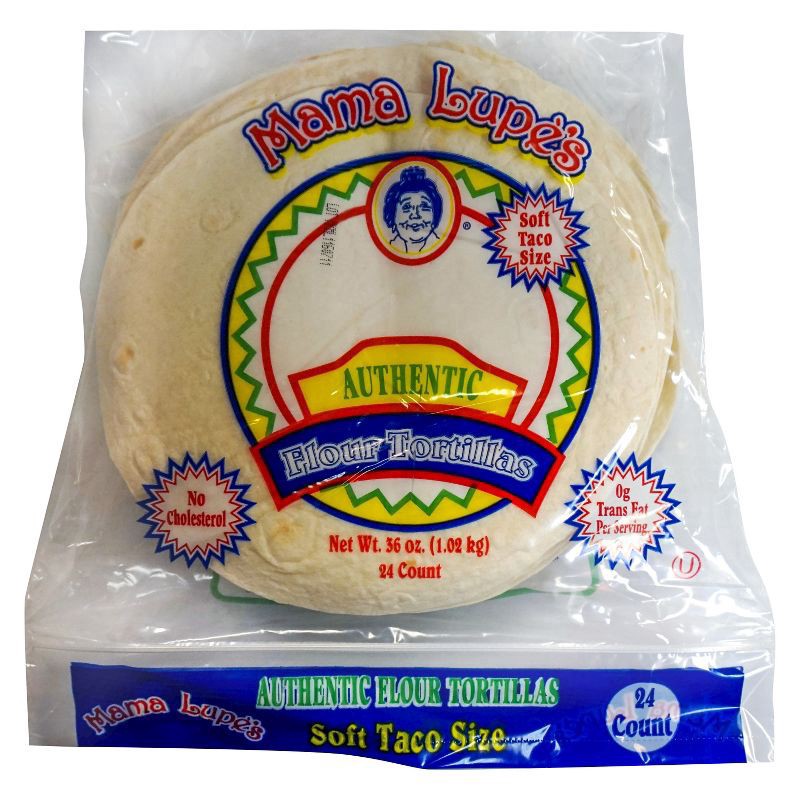 slide 1 of 1, Mama Lupe's Taco Size Authentic Flour Tortillas - 36oz/24ct, 36 oz