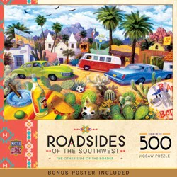 Masterpieces Roadsides of the Southwest - The Other Side of the Border 500 Piece Puzzle