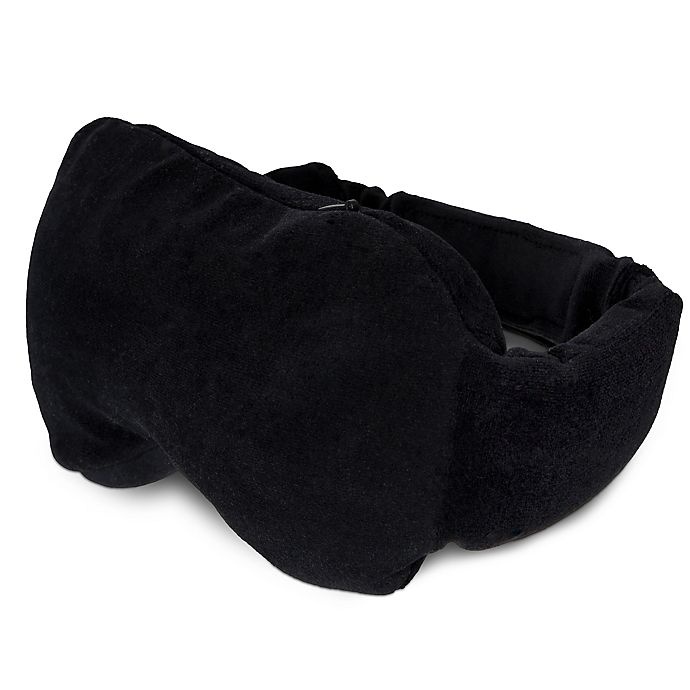 slide 1 of 1, Sharper Image Memory Foam Sleep Mask with Speakers - Black, 1 ct