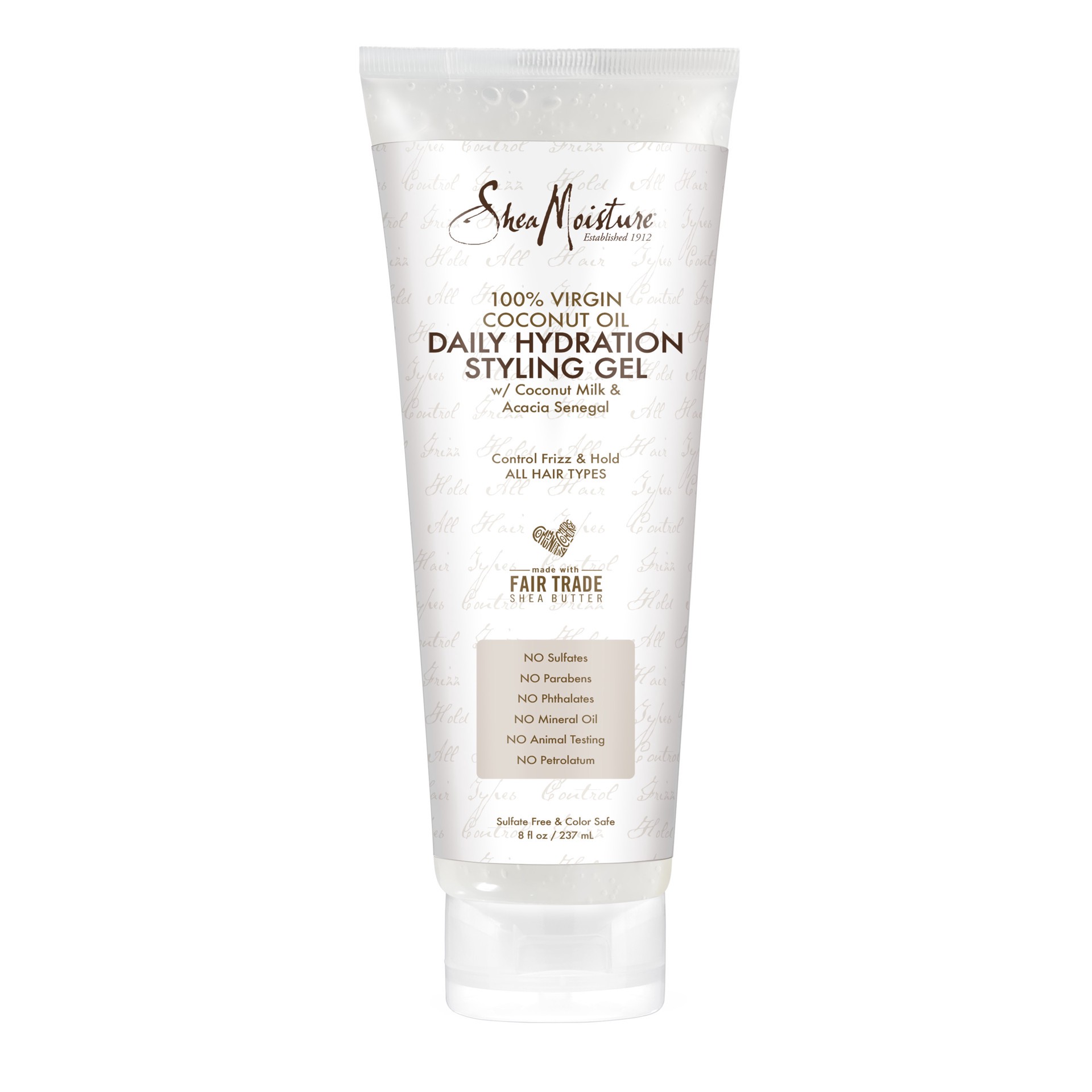 slide 1 of 4, SheaMoisture Daily Hydration Styling Gel 100% Virgin Coconut Oil, 8 oz, 8 oz