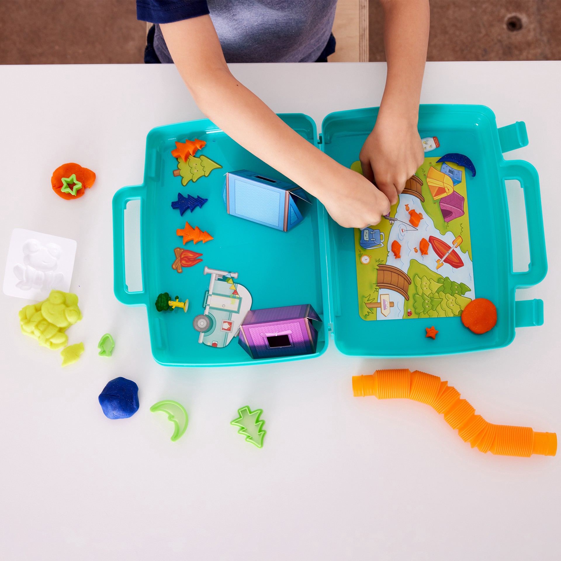 slide 11 of 12, Faber-Castell Creativity For Kids Sensory On The Go Camping Play Kit, 2.75 in x 10.25 in x 8.5 in