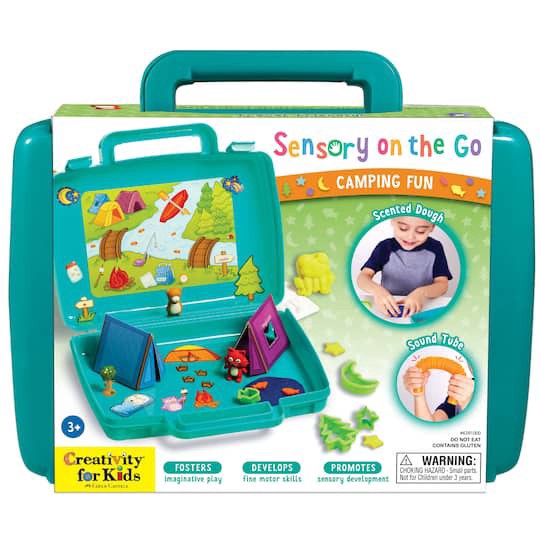 slide 1 of 12, Faber-Castell Creativity For Kids Sensory On The Go Camping Play Kit, 2.75 in x 10.25 in x 8.5 in
