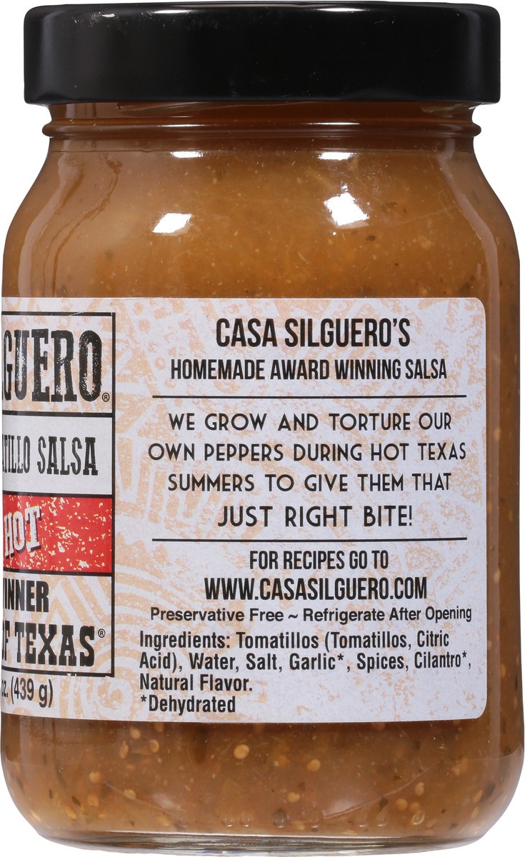 slide 11 of 13, Casa Silguero Hot Tomatilla Salsa 15.5 oz, 15.5 oz
