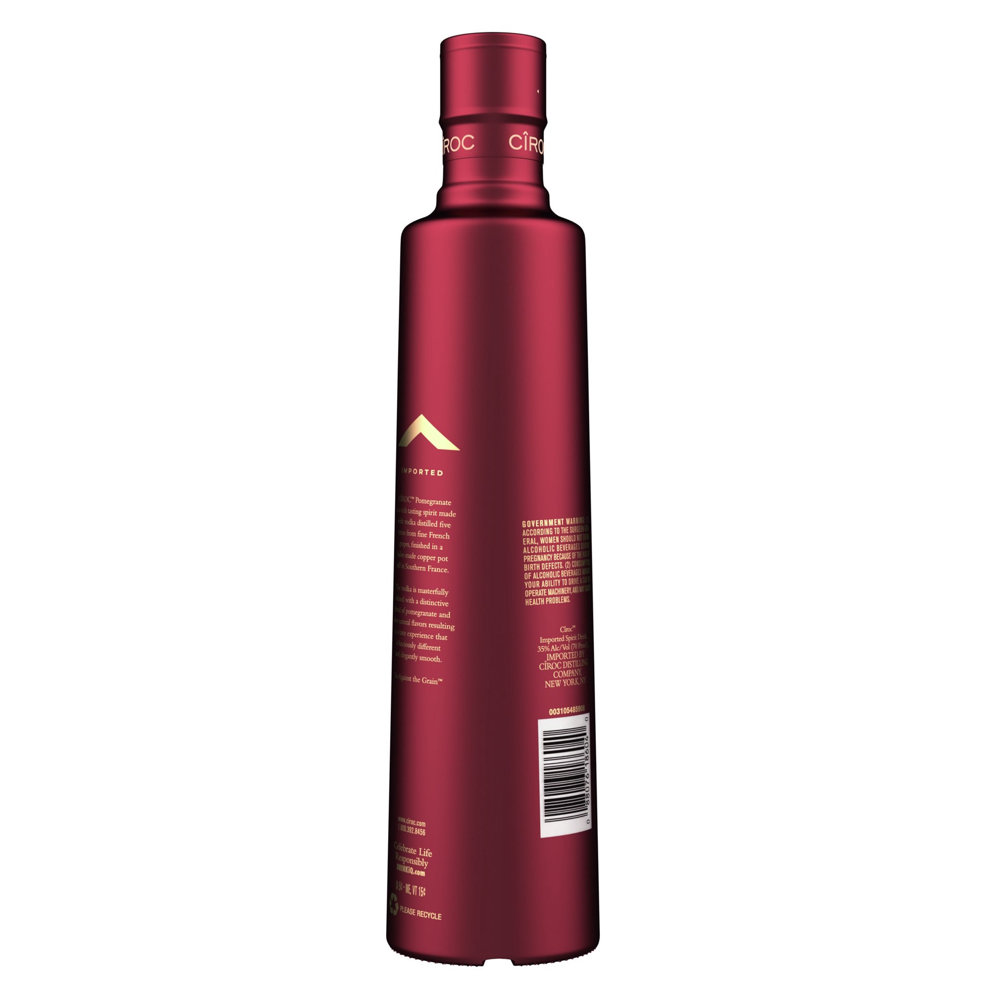 slide 4 of 4, CIROC Limited Edition Pomegranate, 750 mL (Made with Vodka Infused with Natural Flavors), 750 ml