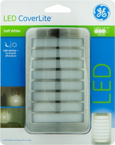 slide 1 of 1, Ge Led Coverlite Soft White Night Light, 1 ct