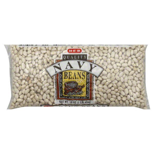slide 1 of 1, H-E-B Navy Beans, 16 oz