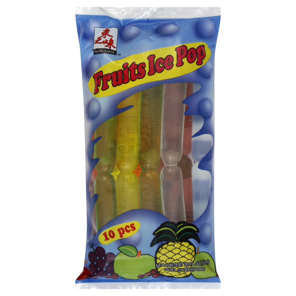 slide 6 of 6, Asian Taste Fruits Ice Pop 10 Count - 2.55 Oz, 2.55 oz