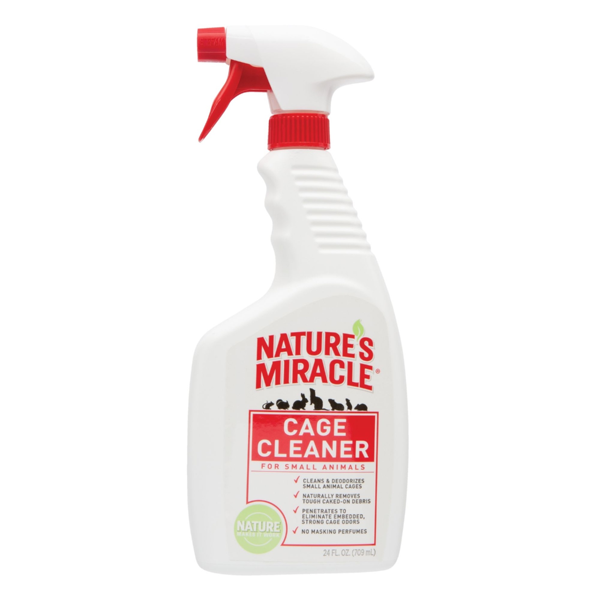 slide 1 of 1, Nature's Miracle Cage Cleaner for Small Animals, 24 fl oz