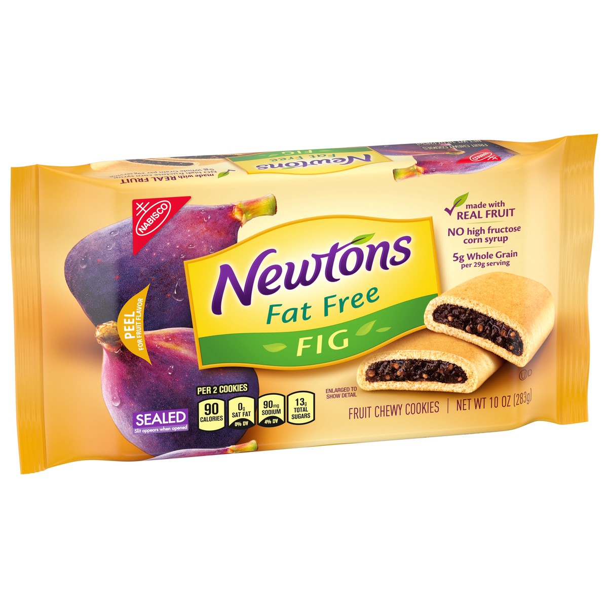 slide 2 of 9, Newtons Fat Free Soft & Fruit Chewy Fig Cookies, 10 oz, 10 oz