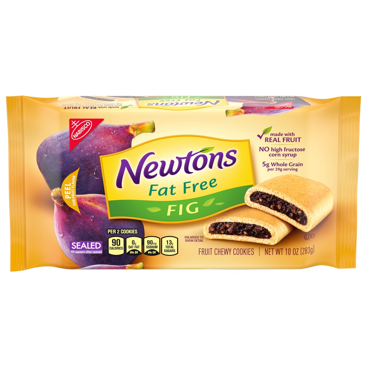 slide 1 of 9, Newtons Fat Free Soft & Fruit Chewy Fig Cookies, 10 oz, 10 oz
