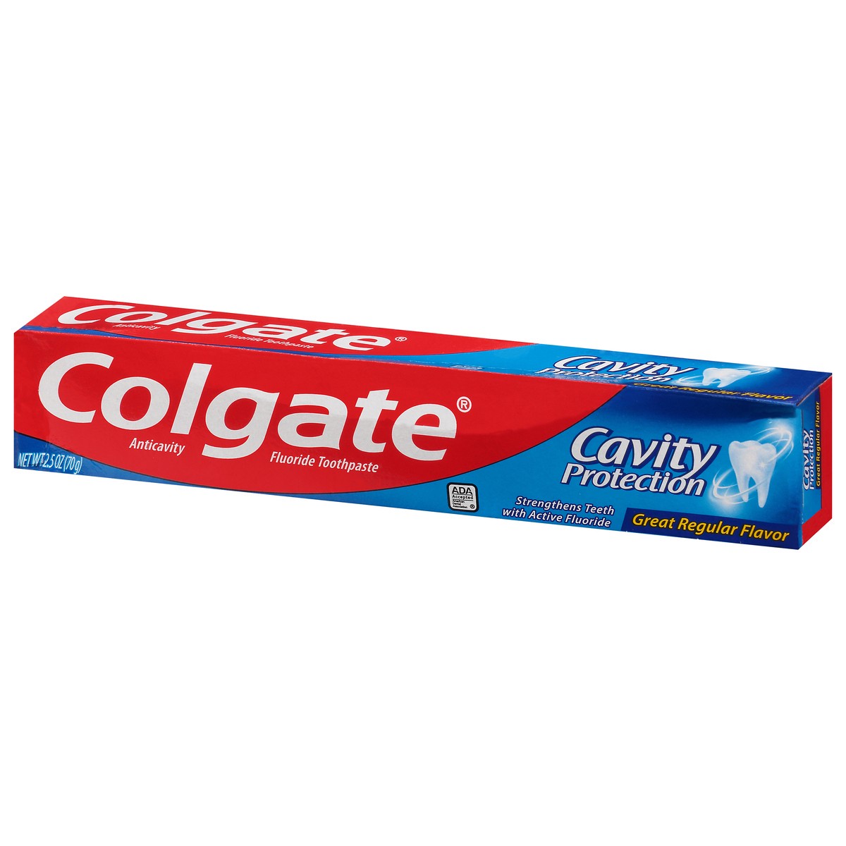 slide 5 of 9, Colgate Cavity Protection Toothpaste with Fluoride, Great Regular Flavor - 2.5 Ounce, 2.5 oz