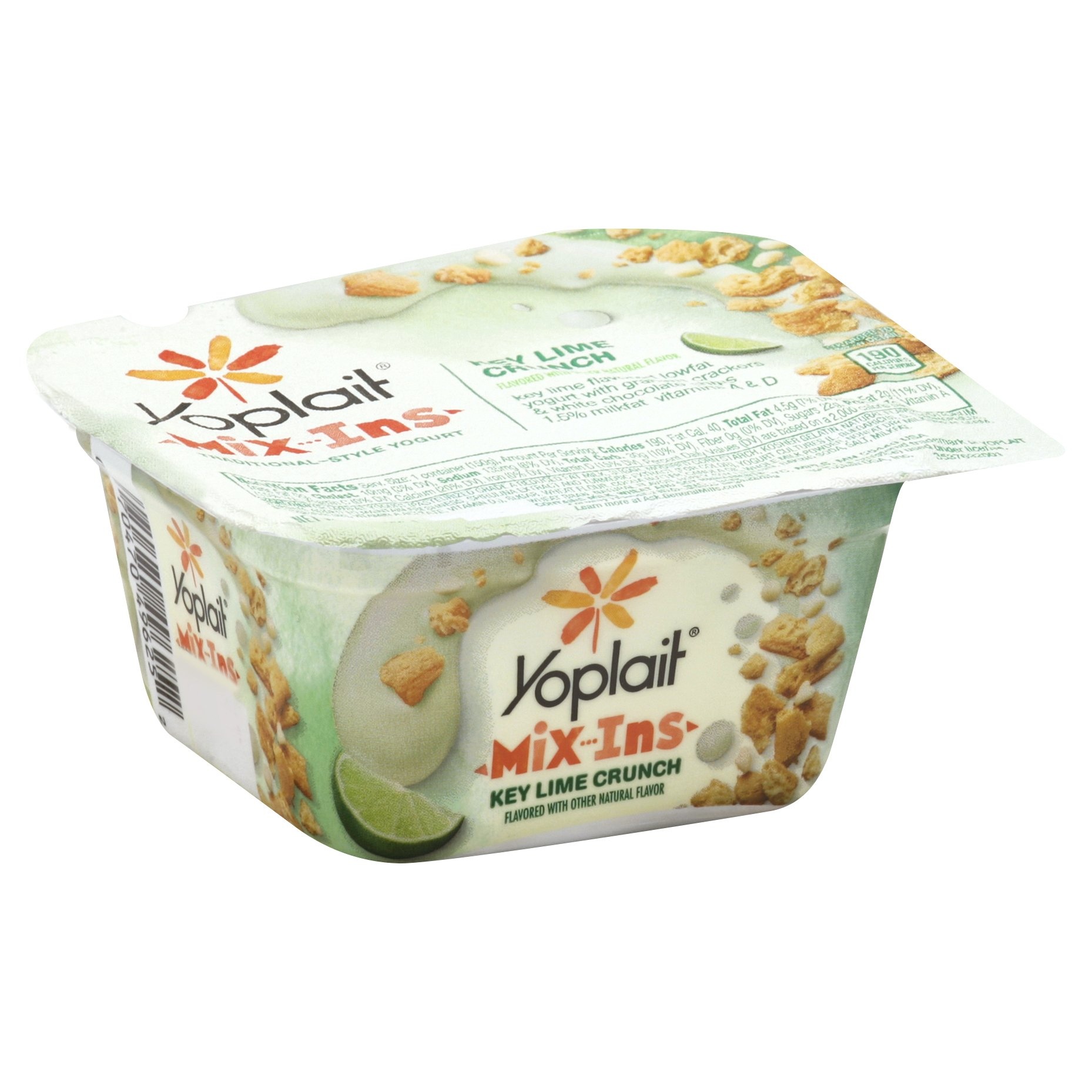 slide 1 of 1, Yoplait Key Lime Crunch Mix-Ins Yogurt, 5.3 oz