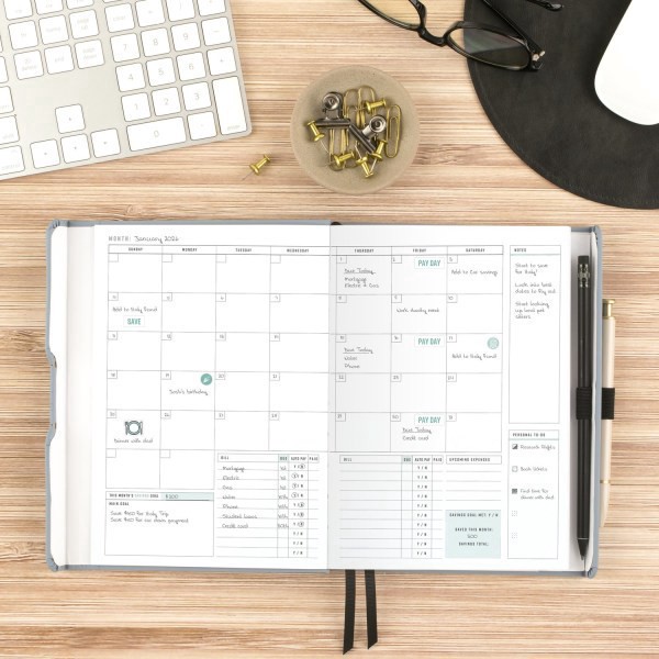 slide 8 of 10, AT-A-GLANCE® FOUNDATION BUDGET Planner, Small, 5 1/2"" x 8 1/2"", 1 ct