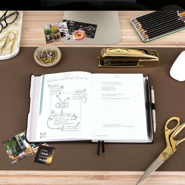 slide 7 of 10, AT-A-GLANCE® FOUNDATION GOAL SETTING Undated Weekly Monthly Planner, Black, Small, 5 1/2"" x 8 1/2"", 1 ct