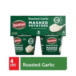 Idahoan Roasted Garlic Mashed Potatoes Cup 4-pack