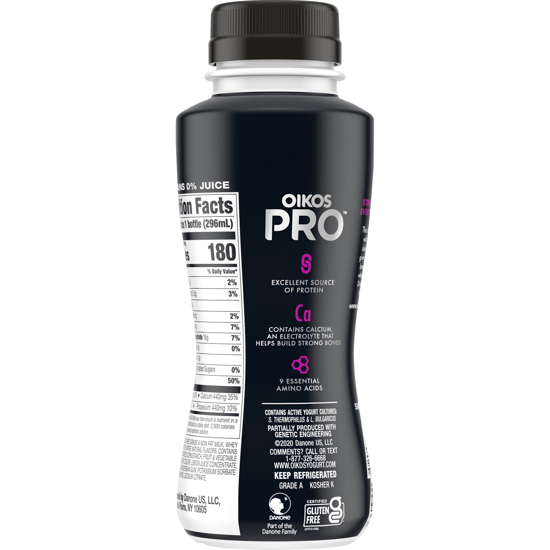 slide 4 of 5, Oikos Pro Mixed Berry Dairy Drink, 10 fl oz