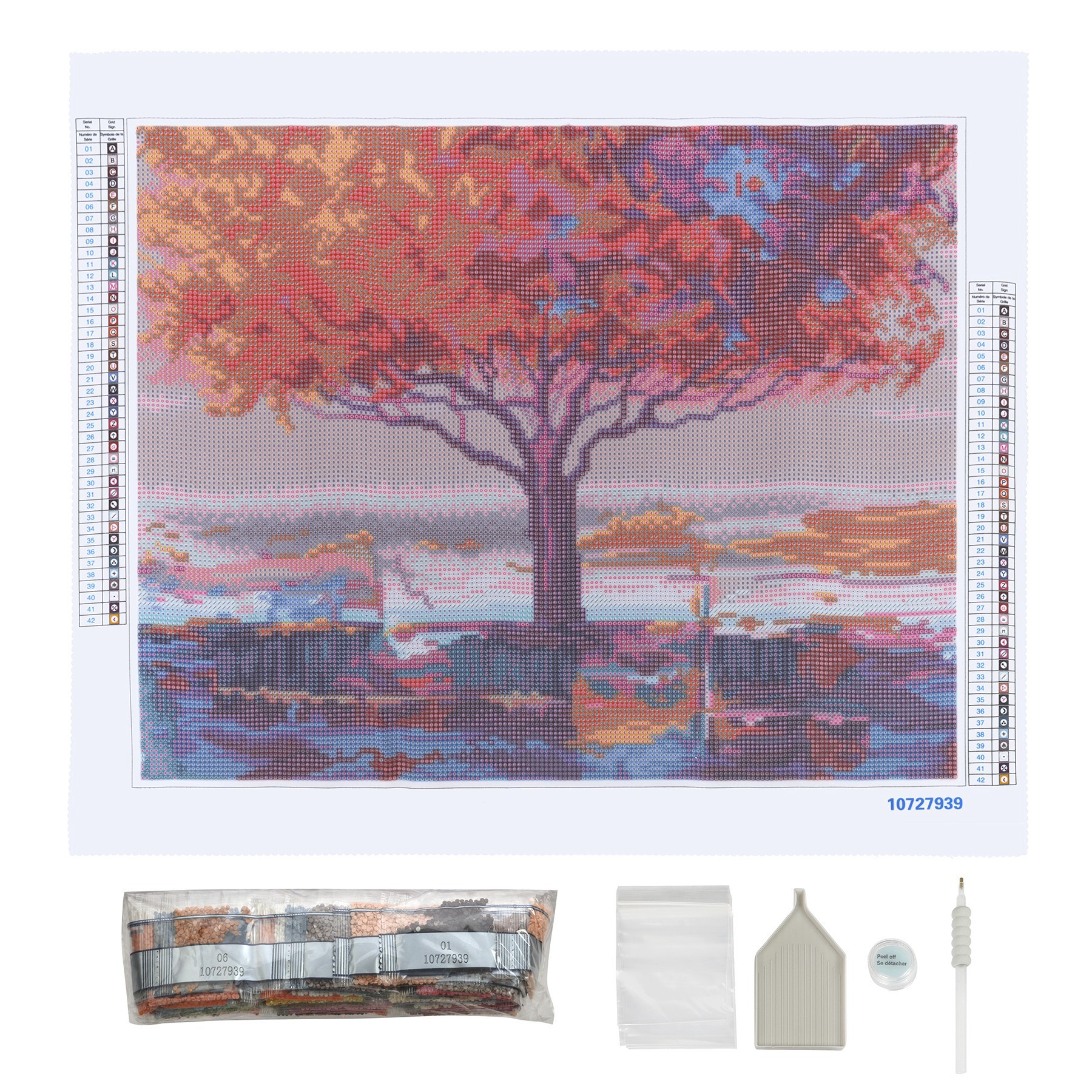 slide 6 of 6, Tree Diamond Art Kit By Make Market, 16 in x 20 in