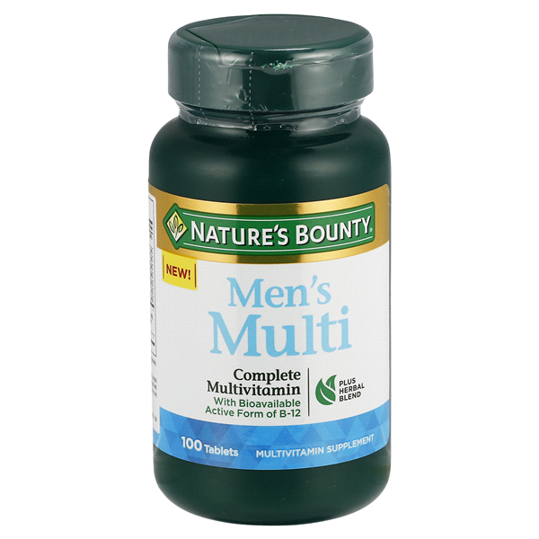 slide 1 of 1, Nature's Bounty Mens Multi Vitamins, 1 ct