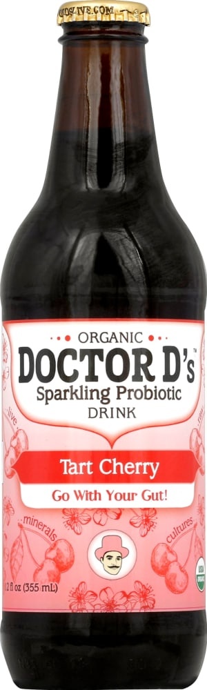 slide 1 of 1, Doctor D's Tart Cherry Kefir Water, 12 fl oz