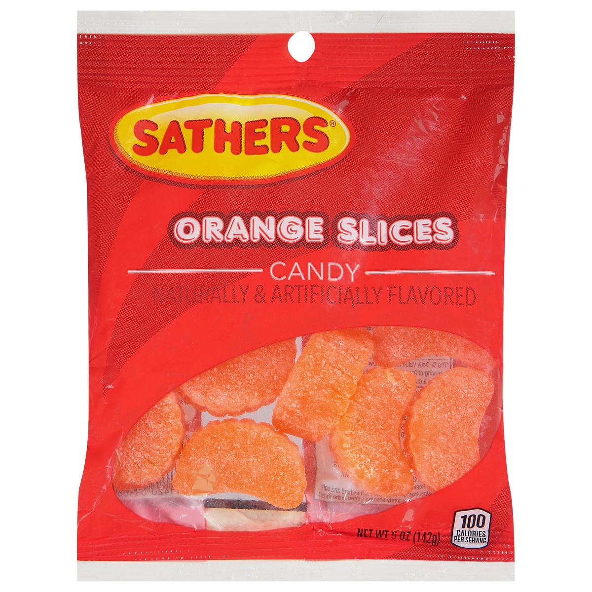 slide 1 of 1, Sathers Orange Slices Candy, 5 oz