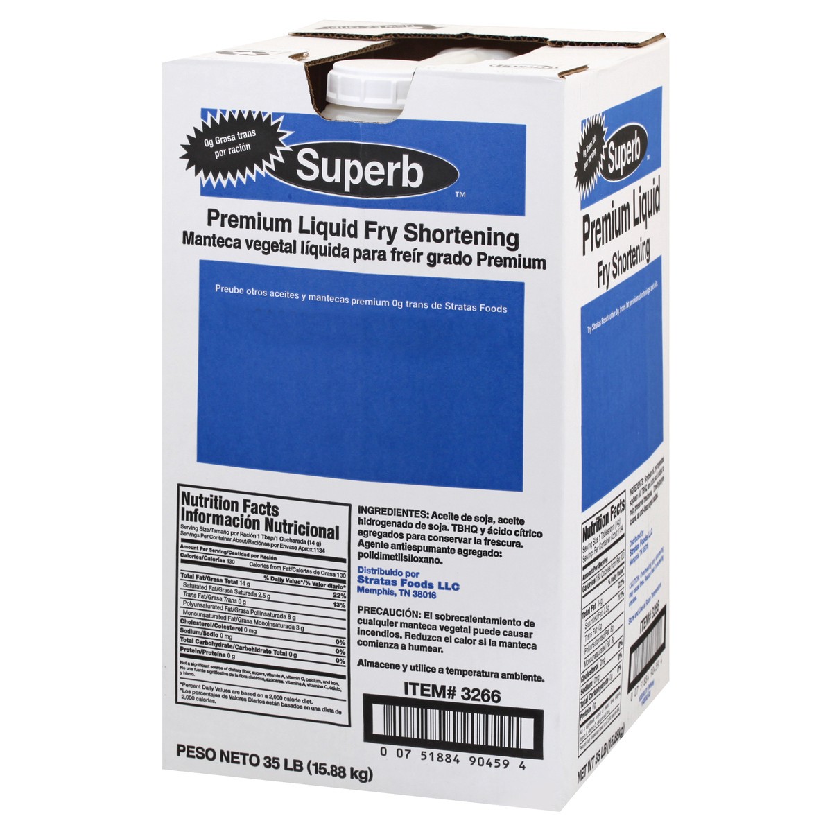 slide 8 of 9, Superb Liquid Fry Shortening 35 lb, 35 lb