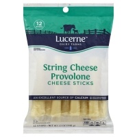 slide 1 of 1, Lucerne Dairy Farms String Cheese Provolone, 12 oz