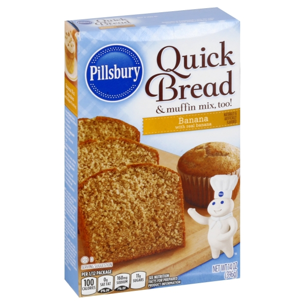 Pillsbury Banana Quick Bread & Muffin Mix 14 oz | Shipt