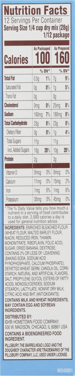 slide 6 of 9, Pillsbury Banana Quick Bread & Muffin Mix 14 oz, 12 oz