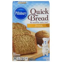 Pillsbury Banana Quick Bread & Muffin Mix, 14 oz