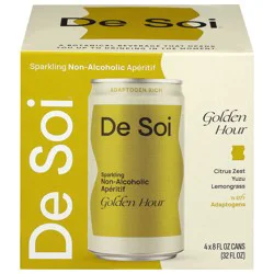 De Soi Sparkling Non-Alcoholic Golden Hour Aperitif 4 - 8 fl oz Cans