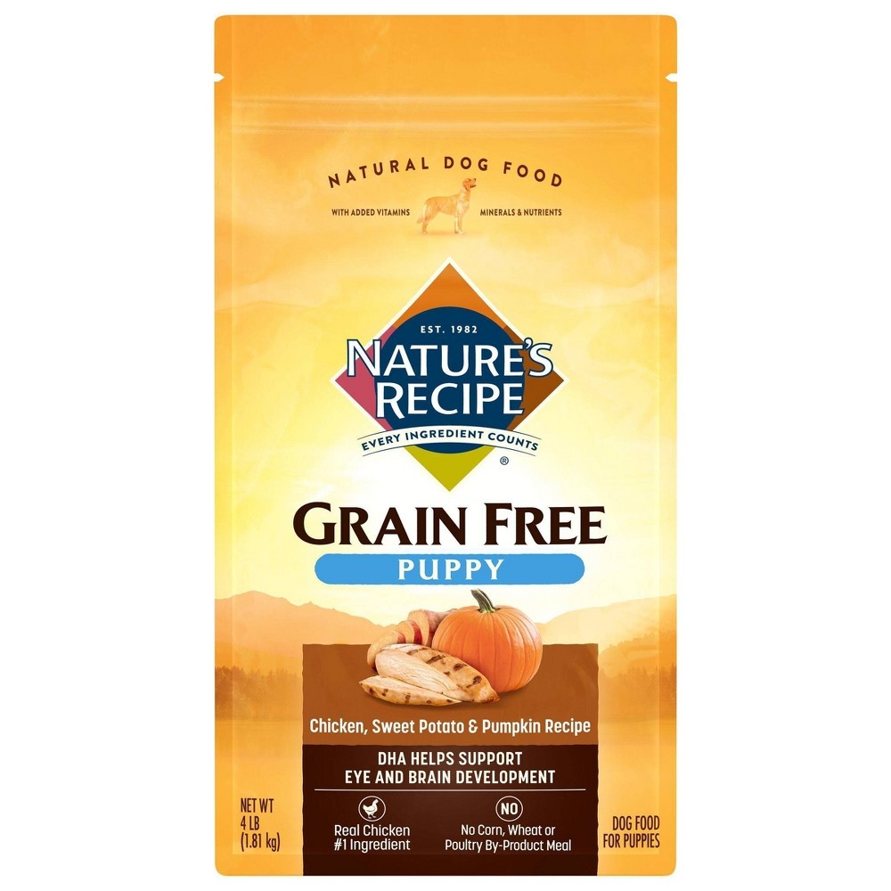 slide 2 of 2, Nature's Recipe Grain Free Puppy Chicken, Sweet Potato & Pumpkin Recipe Dog Food, 4 lb