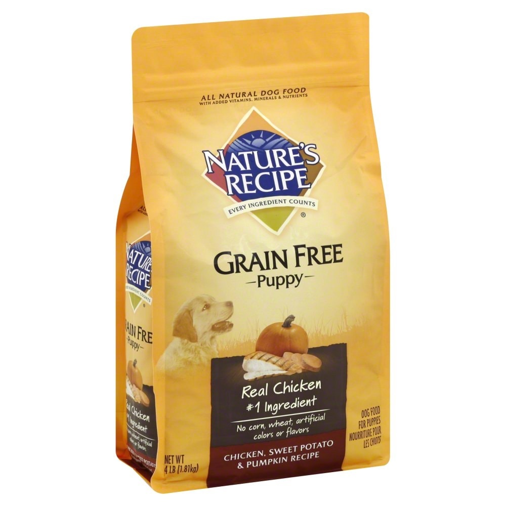 slide 1 of 2, Nature's Recipe Grain Free Puppy Chicken, Sweet Potato & Pumpkin Recipe Dog Food, 4 lb