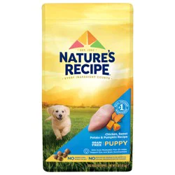 Nature's Recipe Nature′s Recipe Grain Free Puppy Chicken, Sweet Potato & Pumpkin Recipe Dry Dog Food, 4 lb. Bag